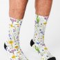 All Spring Flowers Meadow Pattern Socks