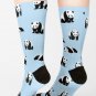 Cute Pandas On Blue Socks