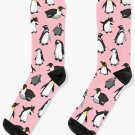 Cute Penguin Pattern (pink Variant) Socks Cute Penguin Pattern (pink Variant) Socks