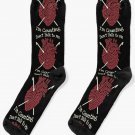 Don't Talk To Me I'm Counting Funny Crochet Anatomical Heart Socks Don't Talk To Me I'm Counting Funny Crochet Anatomical Heart Socks