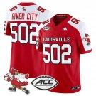 River City #502 Louisville Cardinals 1980s Throwback Stitched Red Alter