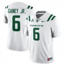 Rod Gainey Jr #6 Charlotte 49ers  2025 Limited Stitched White
