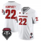 Scottre Humphrey #22 UNM Lobo  2025 Stitched White