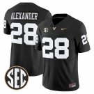 Sedrick Alexander #28 Vanderbilt Commodores 2025 Limited Stitched Black