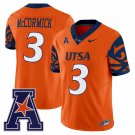 Sincere McCormick #0 UTSA Roadrunners 2025 Limited V2 Stitched Orange