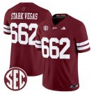 Stark Vegas #662 Mississippi State Bulldogs Dark Mode Stitched Maroon