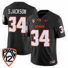 Steven Jackson #34 Oregon State Beavers 2025 Limited Stitched Black