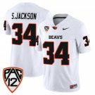 Steven Jackson #34 Oregon State Beavers 2025 Limited Stitched White