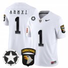 Team #1 Army Black Knights 2025 Screaming Eagles Stitched White