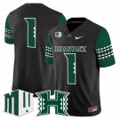 Team #1 Hawai'i Rainbow Warriors 2025 Vapor Stitched Black