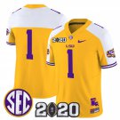 Team #1 LSU Tigers 2020 National Champions Limited Stitched Gold Alter