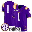 Team #1 LSU Tigers 2020 National Champions Limited Stitched Purple