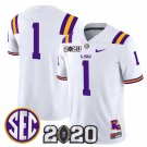 Team #1 LSU Tigers 2020 National Champions Limited Stitched White