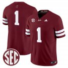 Team #1 Mississippi State Bulldogs Dark Mode Stitched Maroon