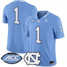 Team #1 North Carolina Tar Heels 2025 Vapor Limited Stitched Blue