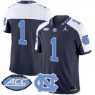 Team #1 North Carolina Tar Heels 2025 Vapor Limited Stitched Navy Alter