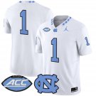 Team #1 North Carolina Tar Heels 2025 Vapor Limited Stitched White