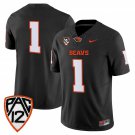 Team #1 Oregon State Beavers 2025 Vapor Limited Stitched Black