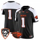 Team #1 Oregon State Beavers 2025 Vapor Limited Stitched Black Alter