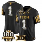 Team #1 Texas Tech 2025 100th Anniversary Patch Stitched Black Limited