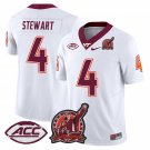 Terion Stewart #4 Virginia Tech Hokies Coach Frank Beamer 2025 White
