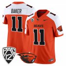 Terry Baker #11 Oregon State Beavers 2025 Limited Stitched Orange Alter