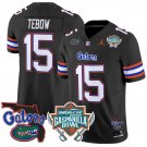 Tim Tebow #15 Florida Gators 2025 Gasparilla Bowl Patch Black