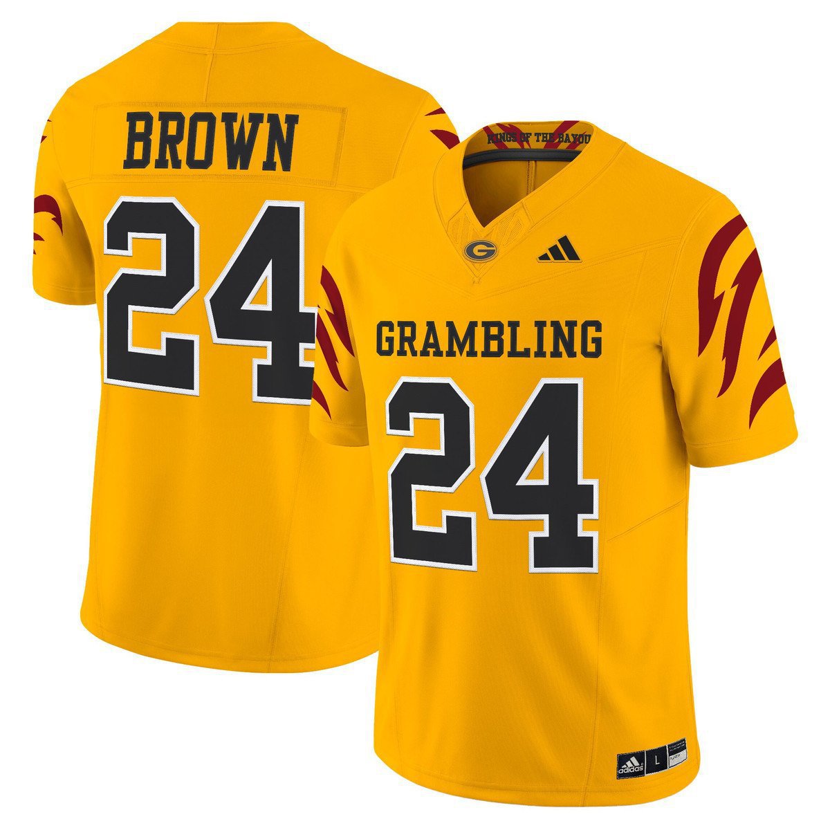 Willie Brown #24 Grambling Tigers 2025 Vapor Limited Stitched Gold