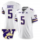 Zach Durfee #5  Washington Husky  2025 Stitched White