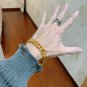 Dainty Faux Pearl Link Chain Bracelet Wedding Party Gift (2)