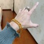 Dainty Faux Pearl Link Chain Bracelet Wedding Party Gift (2)