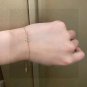 Dainty Faux Pearl Link Chain Bracelet Wedding Party Gift (4)