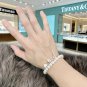 Dainty Faux Pearl Link Chain Bracelet Wedding Party Gift (9)