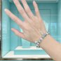 Dainty Faux Pearl Link Chain Bracelet Wedding Party Gift (26)