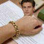 Dainty Faux Pearl Link Chain Bracelet Wedding Party Gift (91)