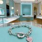 Dainty Faux Pearl Link Chain Bracelet Wedding Party Gift (109)