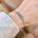 Dainty Faux Pearl Link Chain Bracelet Wedding Party Gift (114)