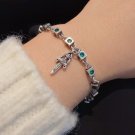 Dainty Faux Pearl Link Chain Bracelet Wedding Party Gift (118)