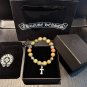 Dainty Faux Pearl Link Chain Bracelet Wedding Party Gift (119)