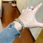 Dainty Faux Pearl Link Chain Bracelet Wedding Party Gift (143)