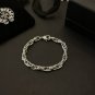 Dainty Faux Pearl Link Chain Bracelet Wedding Party Gift (153)