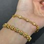 Dainty Faux Pearl Link Chain Bracelet Wedding Party Gift (155)