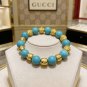 Dainty Faux Pearl Link Chain Bracelet Wedding Party Gift (175)