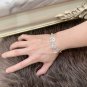 Dainty Faux Pearl Link Chain Bracelet Wedding Party Gift (182)