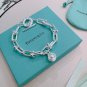 Dainty Faux Pearl Link Chain Bracelet Wedding Party Gift (183)