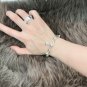 Dainty Faux Pearl Link Chain Bracelet Wedding Party Gift (183)