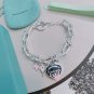Dainty Faux Pearl Link Chain Bracelet Wedding Party Gift (185)