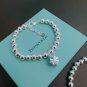 Dainty Faux Pearl Link Chain Bracelet Wedding Party Gift (186)