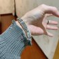Dainty Faux Pearl Link Chain Bracelet Wedding Party Gift (189)