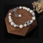 Dainty Faux Pearl Link Chain Bracelet Wedding Party Gift (190)